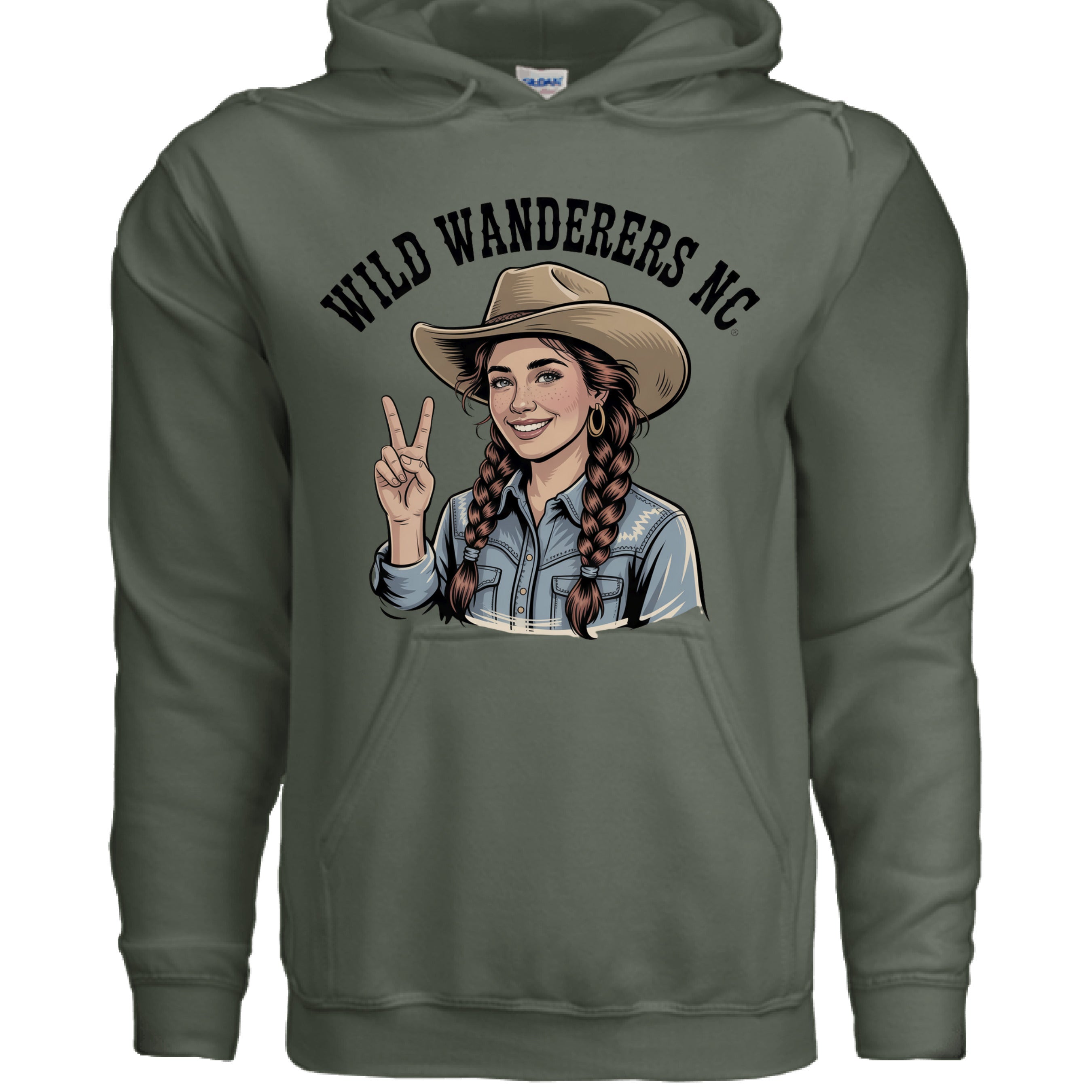 MILITARY GREEN - FRONT